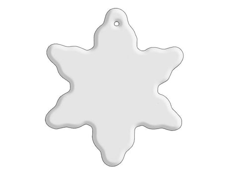 Snowflake Flat Ornament