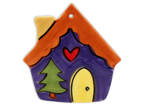 Gingerbread House Flat Ornament