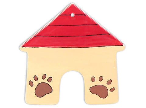Dog House Flat Ornament