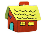 Gingerbread Cabin Flat Ornament