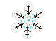 Snowflake Flat Ornament