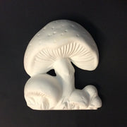 3-D Flat Mushroom