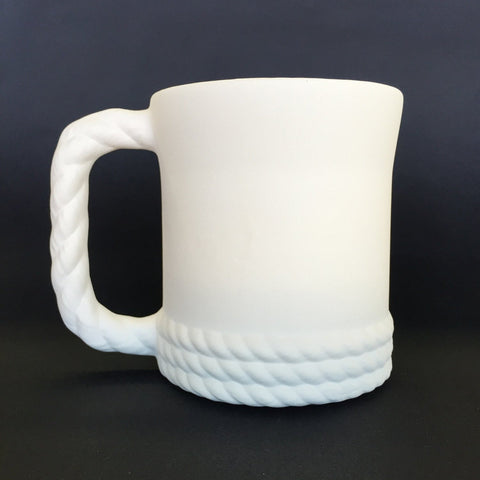 Rope Handle Vintage Mug