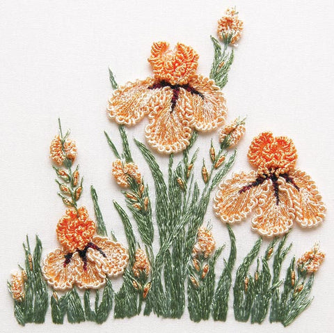 "Iris Patch" Brazilian Embroidery Kit by EdMar