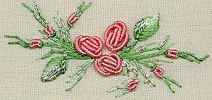 "Rolled Roses" Brazilian Embroidery Kit by EdMar