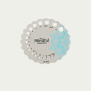 The Mindful Collection: Sterling Silver Plated Needle Gauge