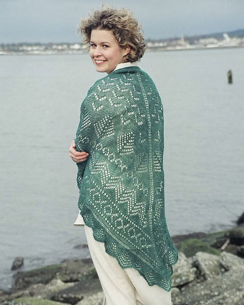 Fiber Trends® Pacific Northwest Shawl Pattern by Evelyn A. Clark